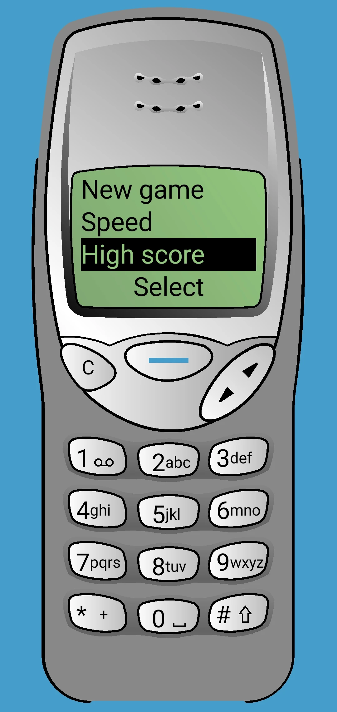 Nokia Snake screenshot
